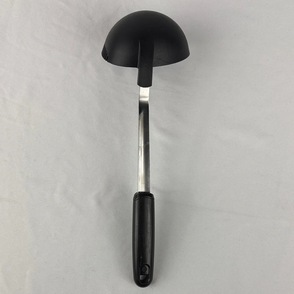 Goodcook Hi-Temp Nylon Kitchen Ladle with Sprout and Strainer